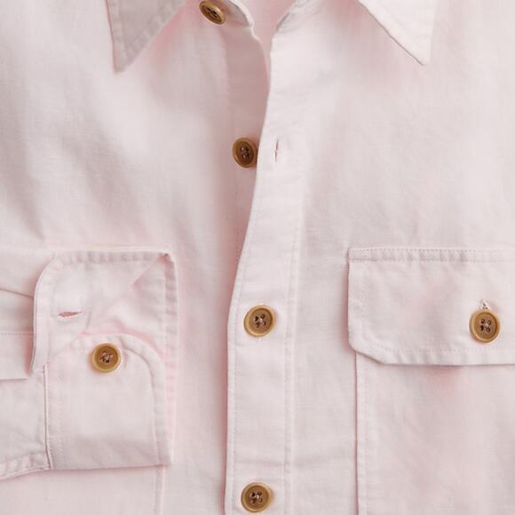 J.Crew Linen-cotton blend twill workshirt - Picture 2 of 7